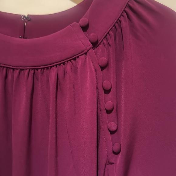 Ann Taylor Button Trimmed Blouse - XL - Picture 2 of 8